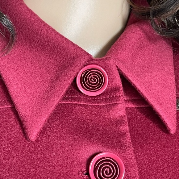 Giorgio Armani Jackets & Coats red blazer wool/ cashmere size EUR 38 (2) USA - Picture 10 of 16